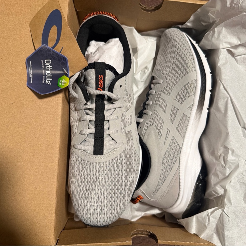 Men's Asics GEL-Kumo Lyte 2 in Oyster Grey Sz 9 1011B043-020 - Picture 3 of 5